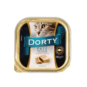 Dorty Paté pour chats au Poisson 100 g