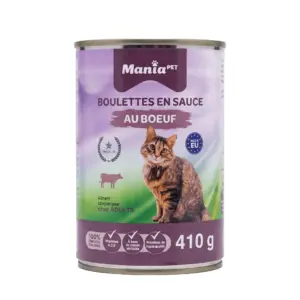 Mania PET Boulettes en Sauce au Bœuf 410 g