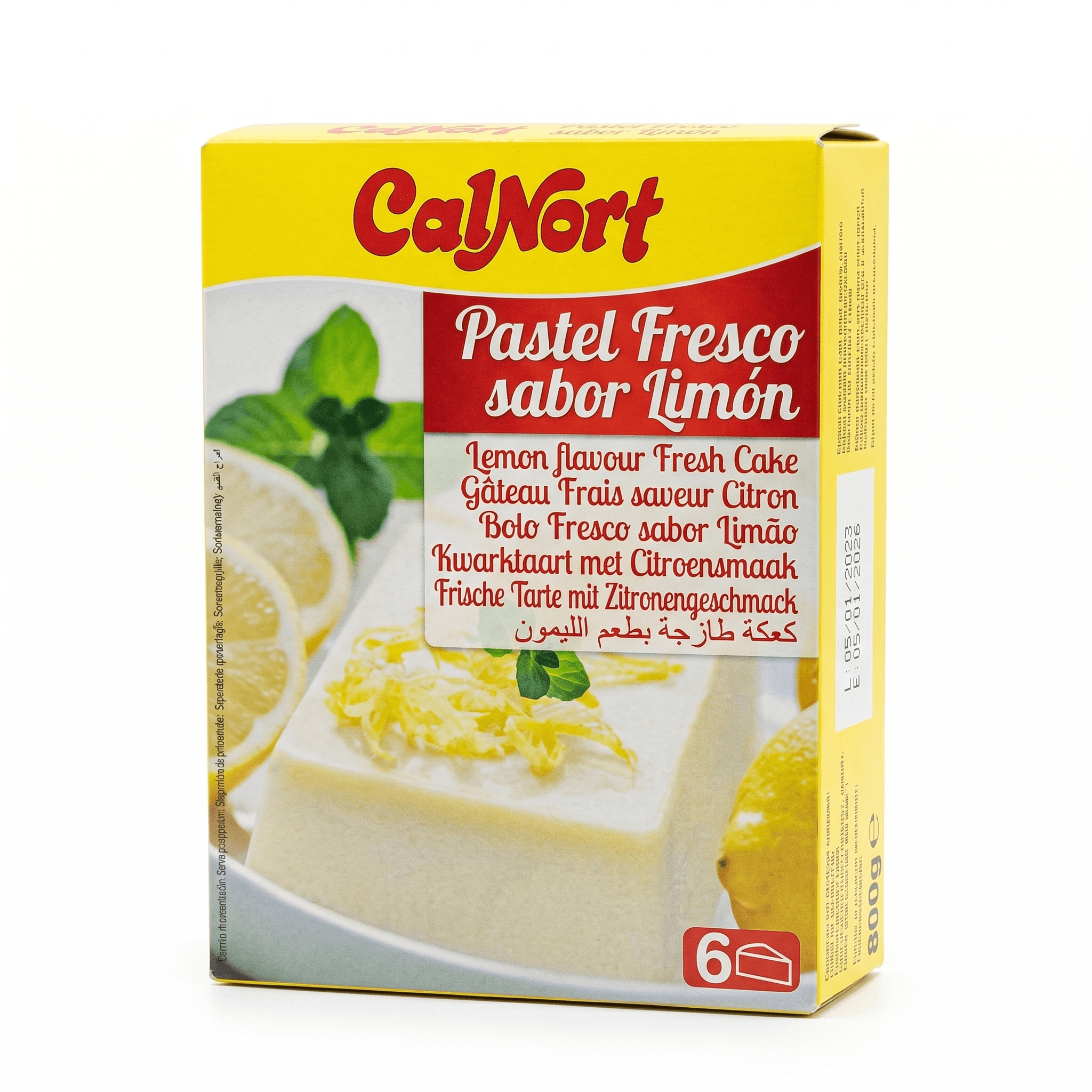 GATEAU FRAICHE AU CITRON CALNORT 75 G