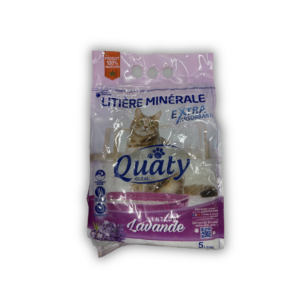 Litière Minérale Quaty Clean Senteur Lavande 5L