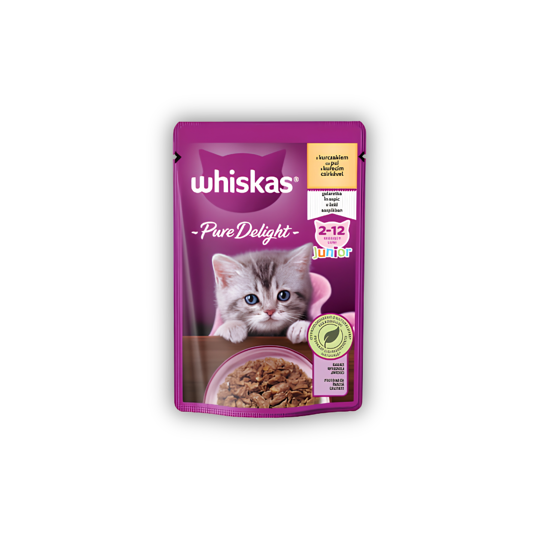 Whiskas Junior Pure Delight Gelée au poulet 85g