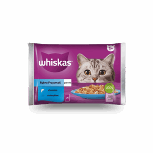 Whiskas 1+ Sélection de Poissons en Gelée