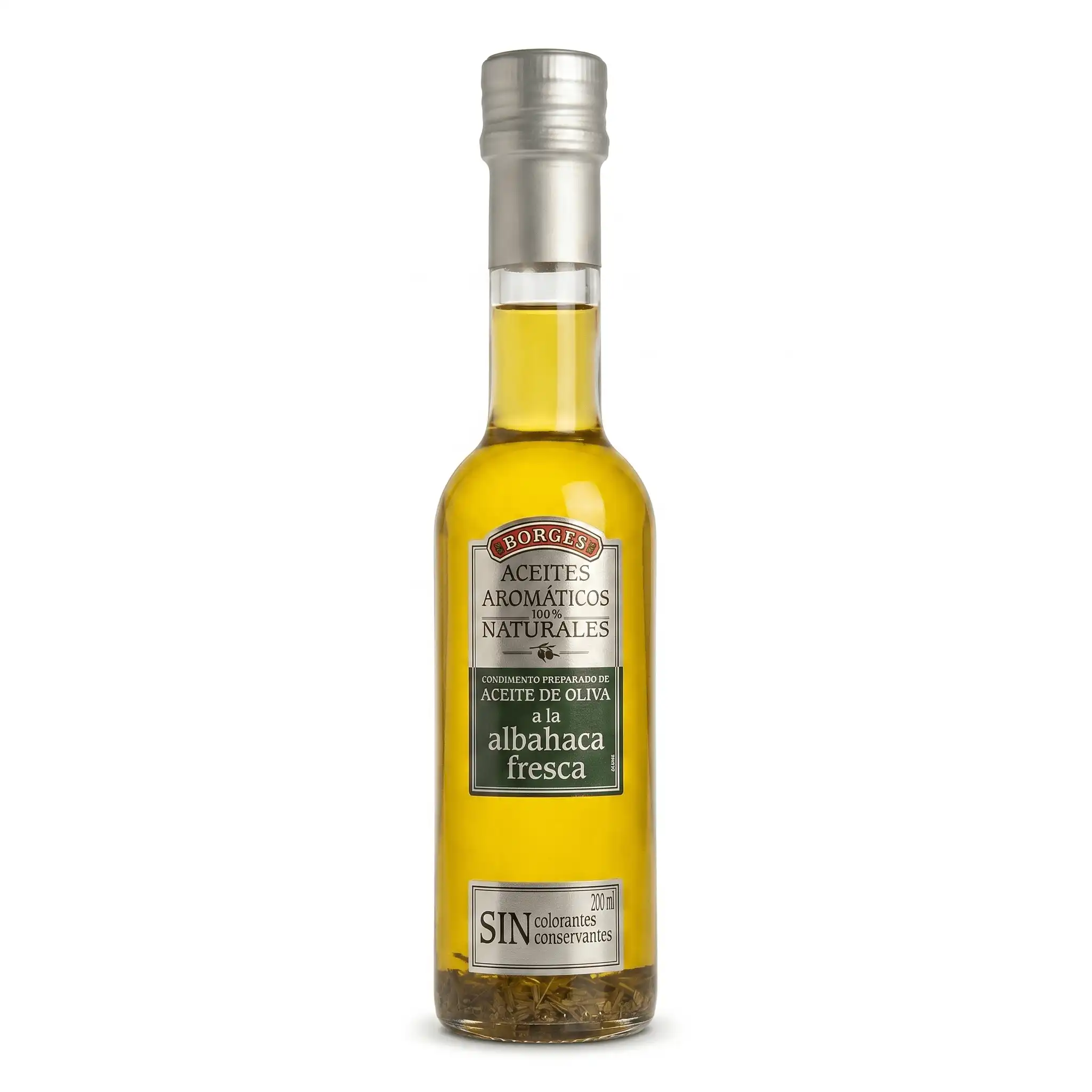 Huile d'olive aromatique Borges à l'albahaca fresca 200ml