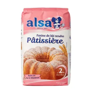 Farine Pâtissière de blé tendre Alsa 2Kg