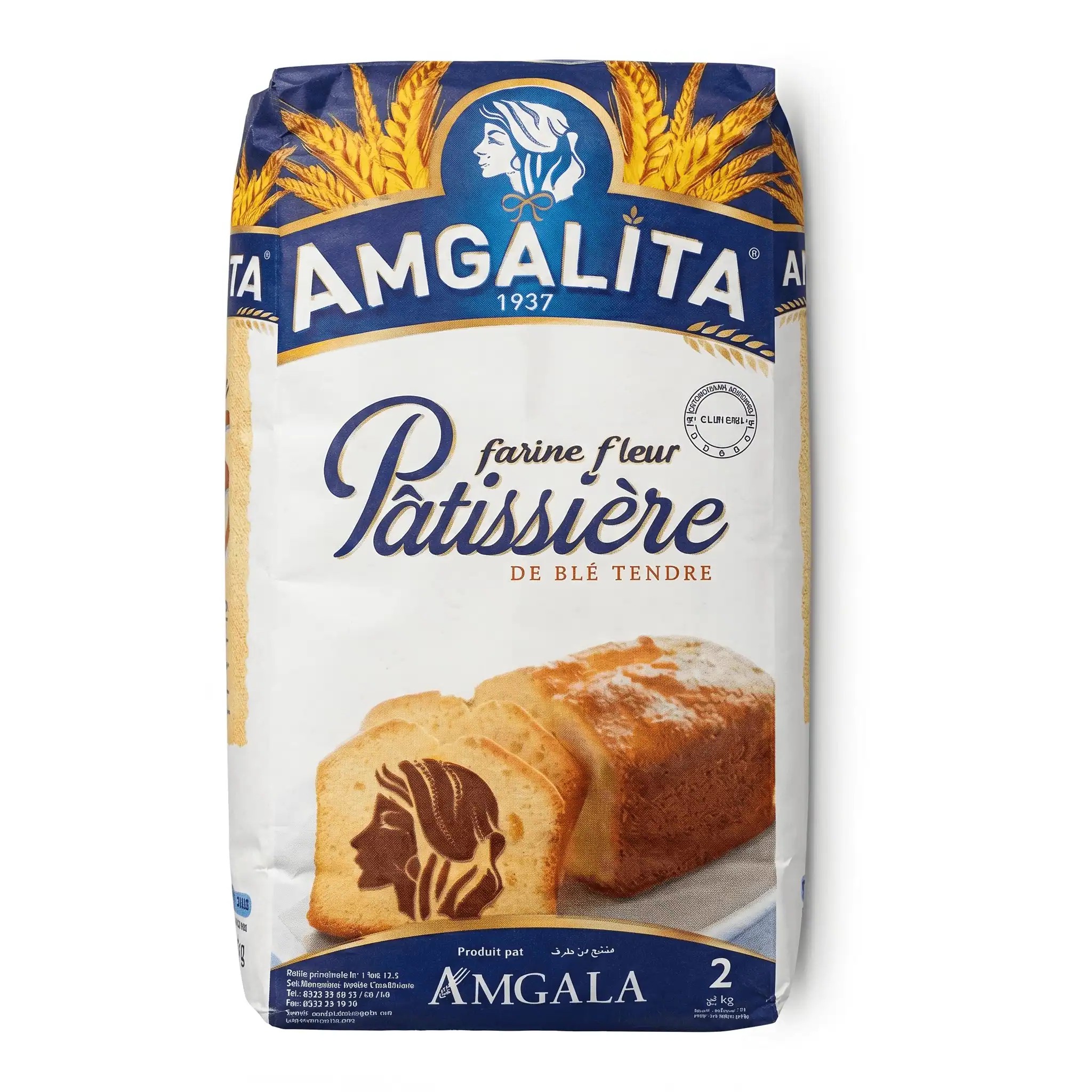 Farine Fleur Pâtissière Amgalita 2Kg