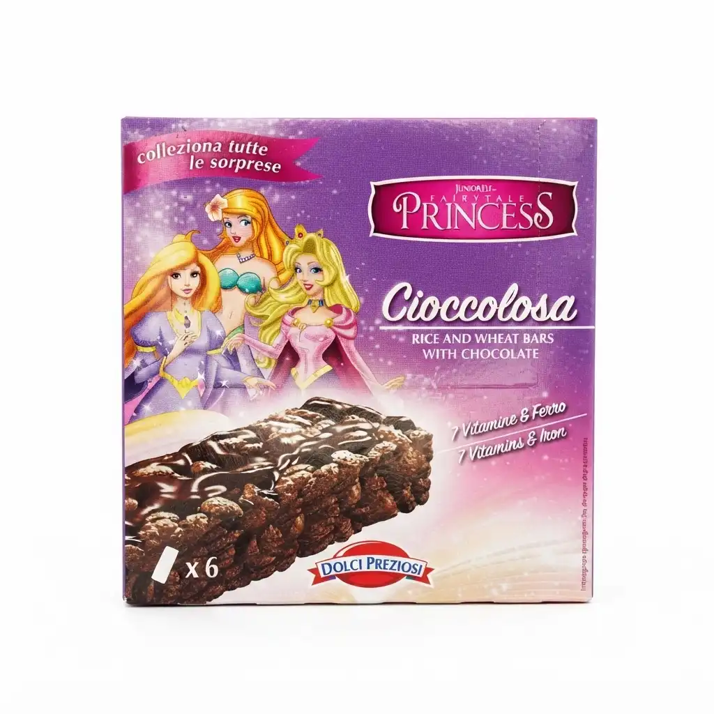 boîte de barres de céréales au chocolat "Cioccolosa" X6