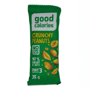 GOOD CALORIES CRUNCHY PEANUTS BAR 35G