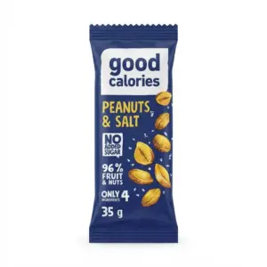 Barre aux dattes, cacahuètes et sel 35G