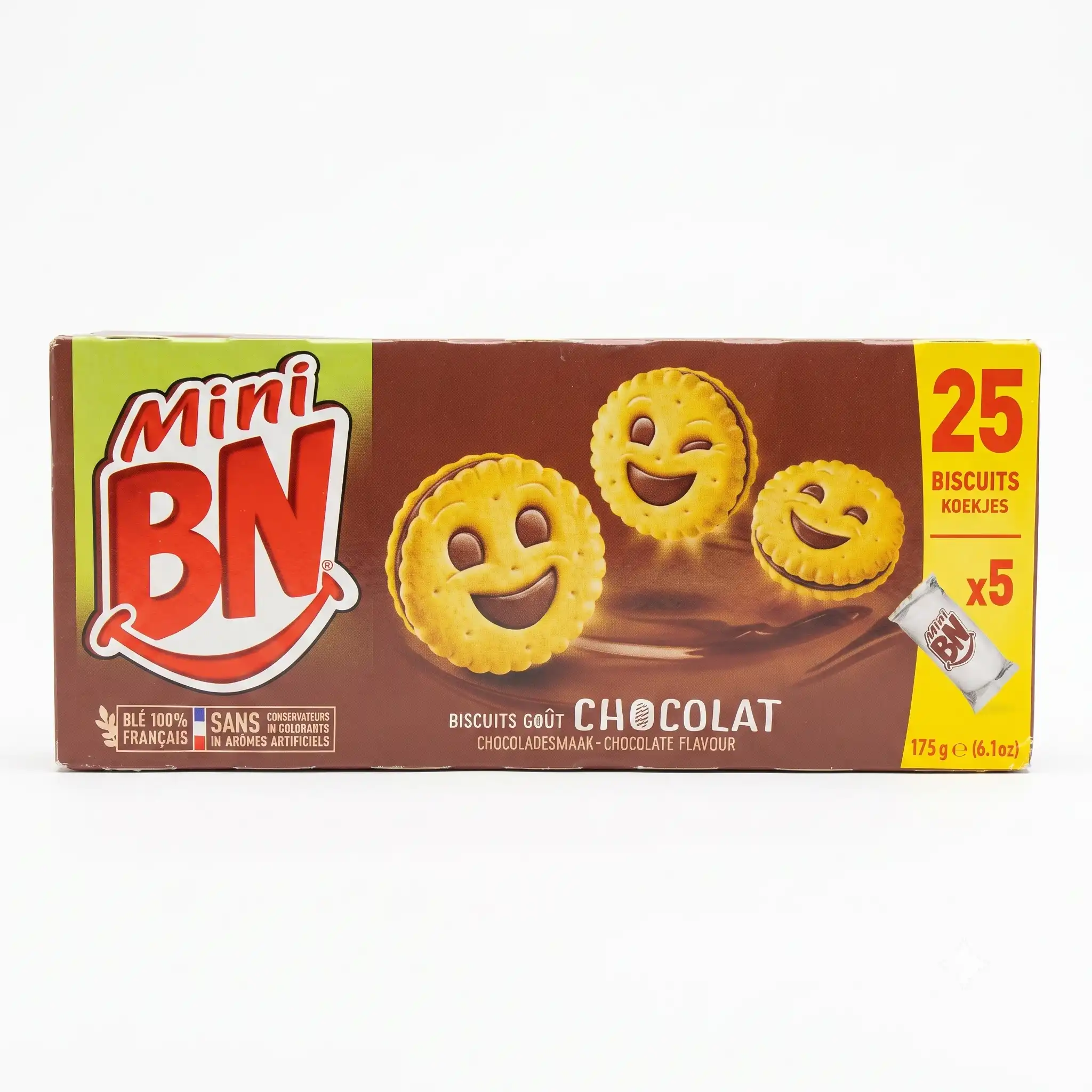 Mini BN Biscuits Goût Chocolat 175G