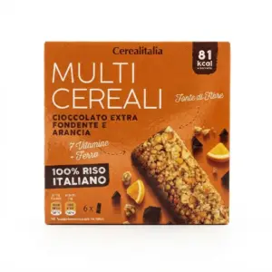Barre Multicéréale Choco Orange Cerealitalia 6 x 21G