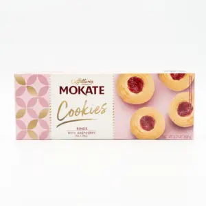 Mokate Cookies with Raspberry Flavoured Filling