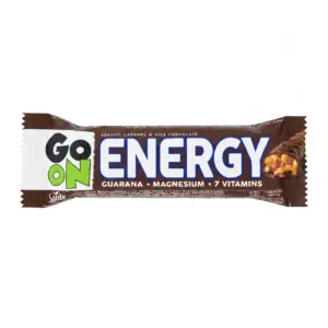 Barre Énergétique Go On Energy (Cacahuète, Caramel & Chocolat au Lait).