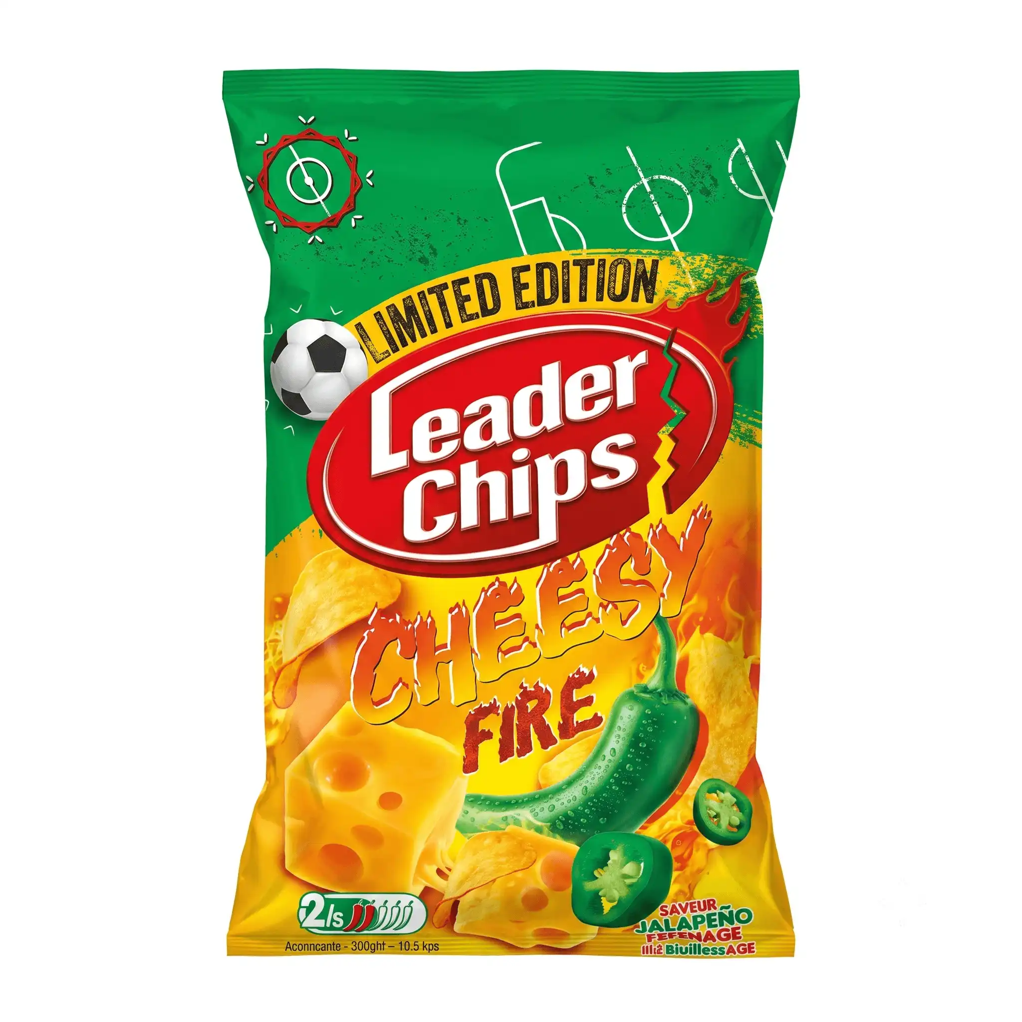 Leader Chips Cheesy Fire 85G