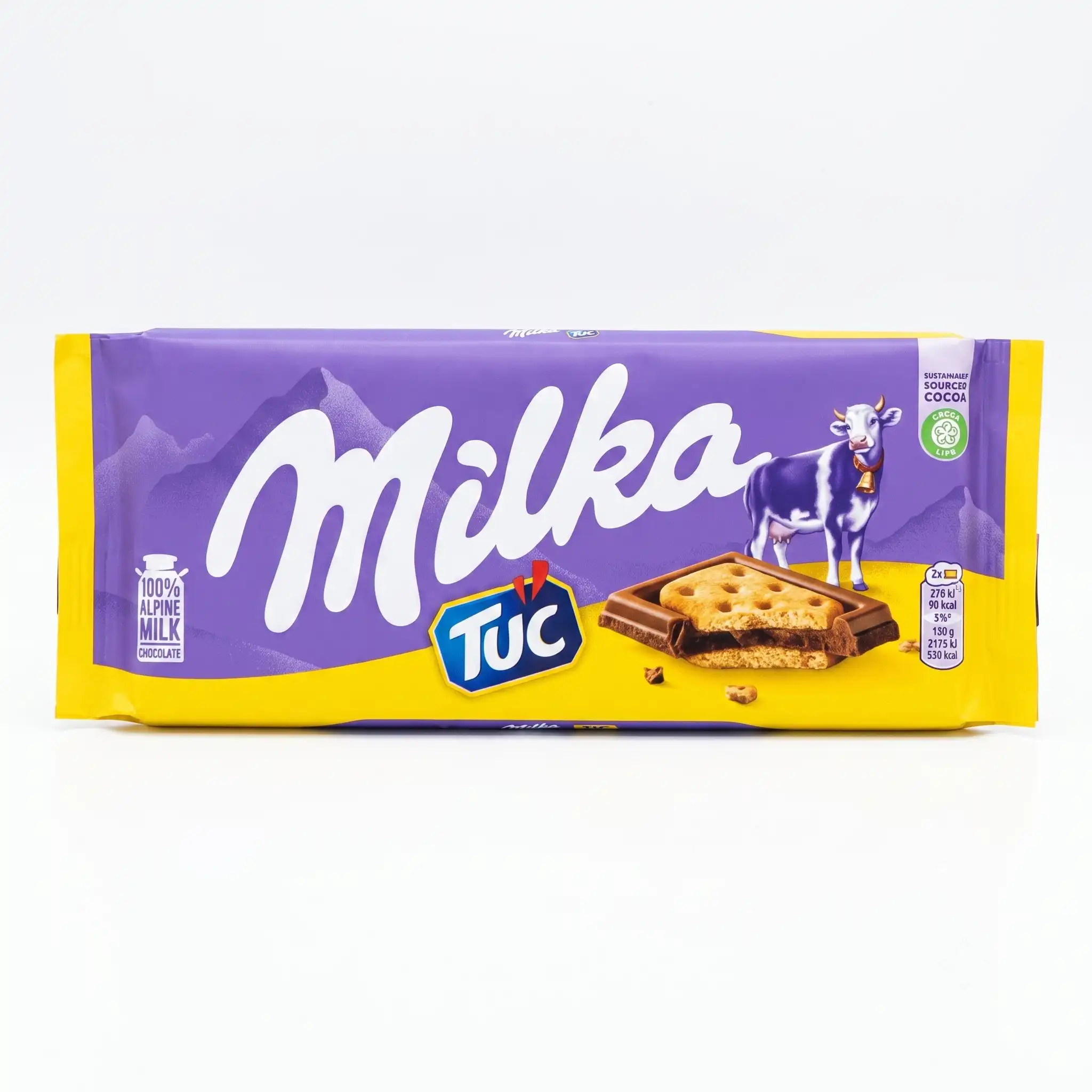 tablette de chocolat Milka TUC