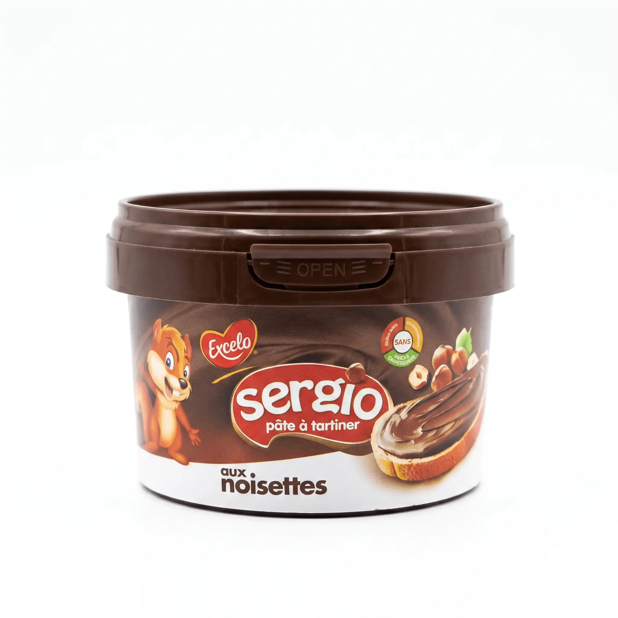 pâte à tartiner Sergio aux noisettes