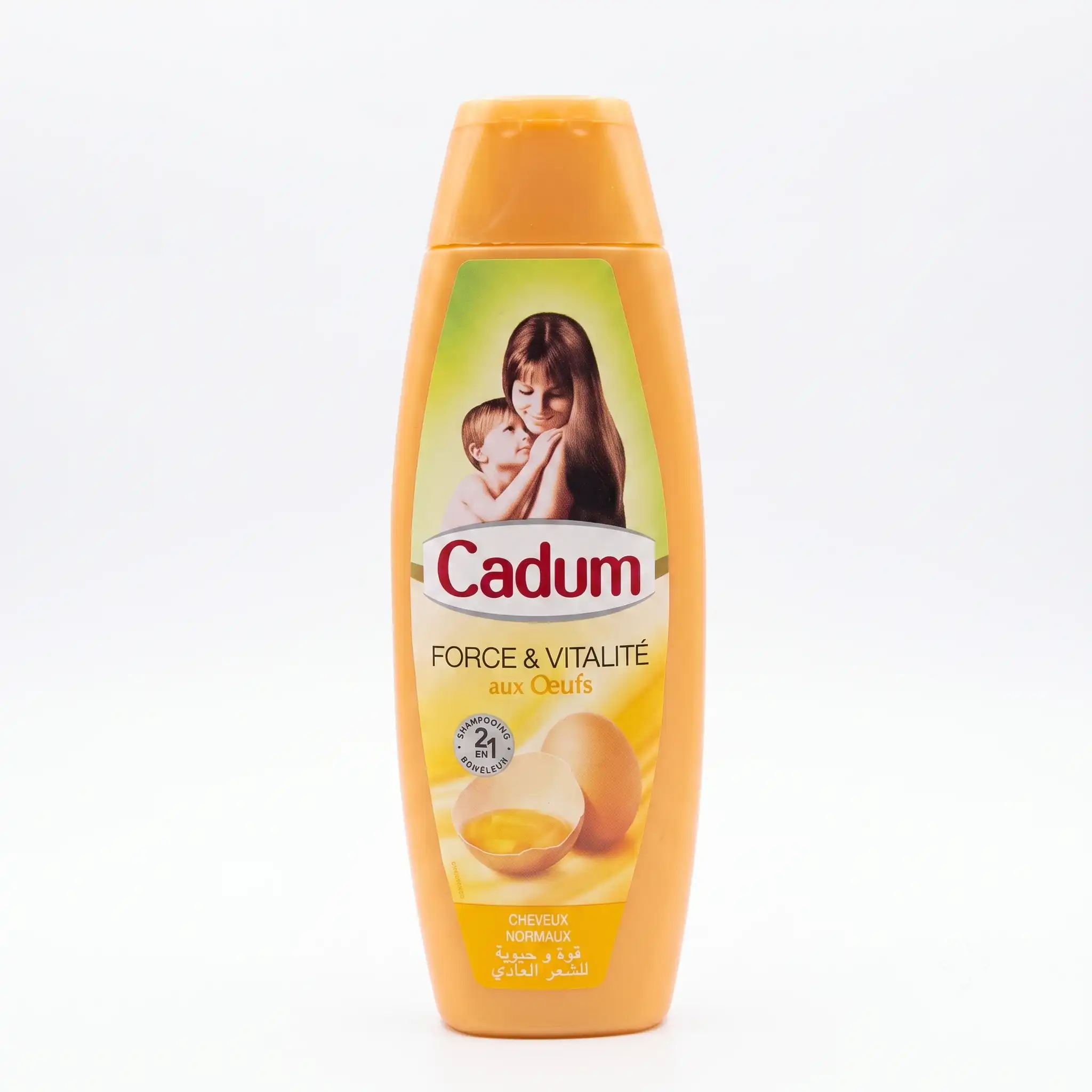 Cadum Force & Vitalité 2-in-1 Shampoo and Conditioner with Egg Extracts