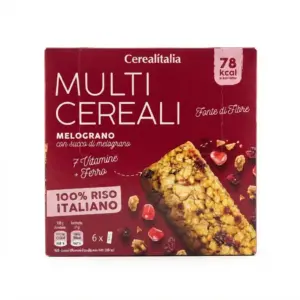 PACK BARRE MULTI CEREALES RIZ GRENADE CEREALITALIA 6*21G