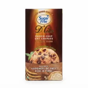 COOKIES A L’AVOINE SANS SUCRE CHOCOLAT CHIP 150G D’LITE