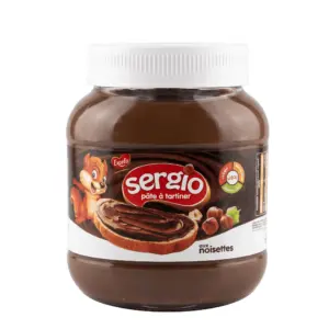 pâte à tartiner Sergio aux noisettes