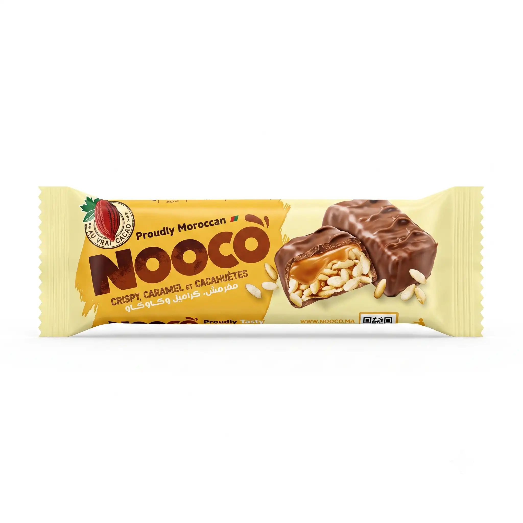 Nooco Crispy, Caramel et Cacahuètes