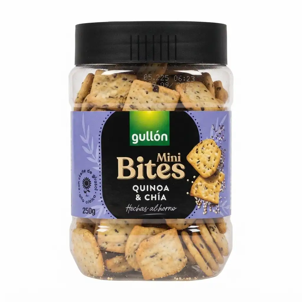 Gullón Mini Bites Quinoa & Chía 250G