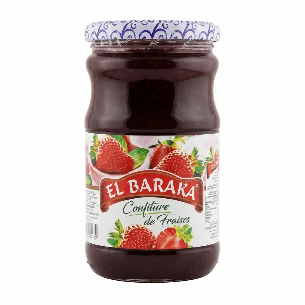 confiture de fraises El Baraka 830G