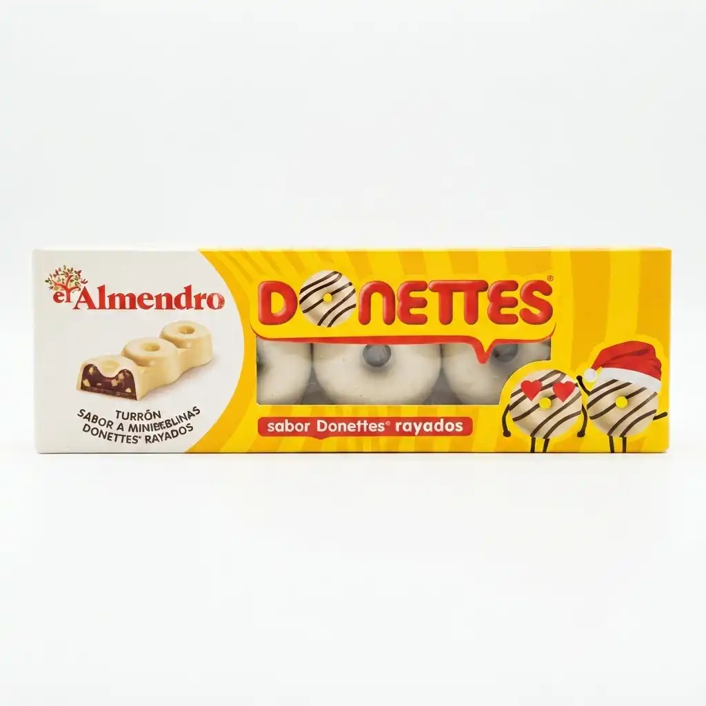Turrón El Almendro au goût de Donettes Rayados