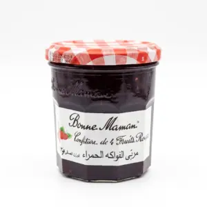 Confiture de 4 Fruits Rouges 370G
