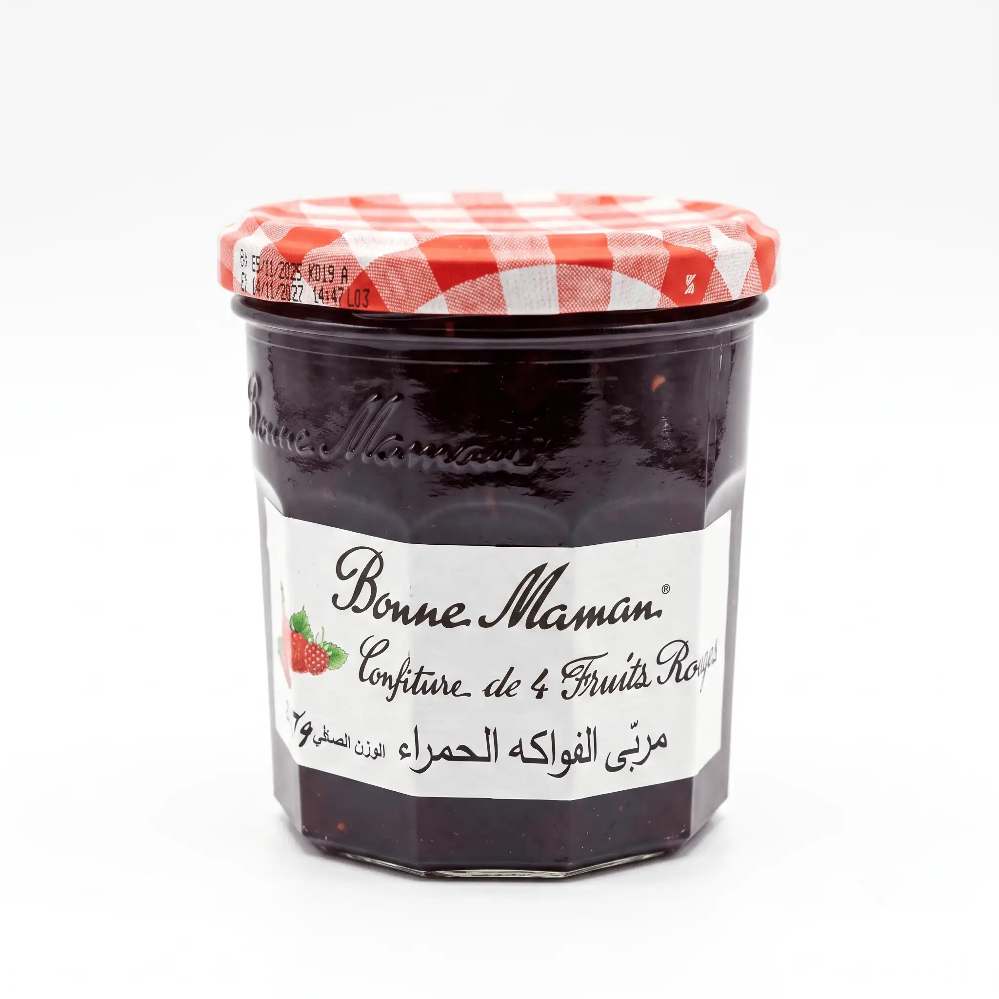 Confiture de 4 Fruits Rouges 370G