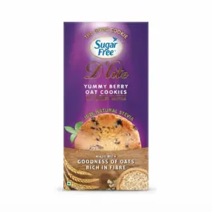 Sugar Free DLite Cookies à lAvoine Sans Sucre Yummy Berry 150 g – Biscuits Healthy Fruits Rouges