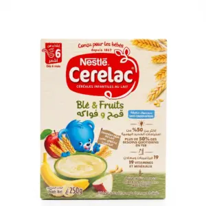 Cerelac Blé & Fruits 2250G