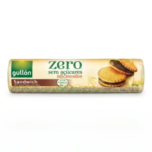 Gullón Zéro Biscuits Sandwich au Chocolat Sans Sucres Ajoutés