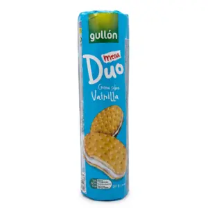 Gullón Mega Duo Crema sabor Vainilla
