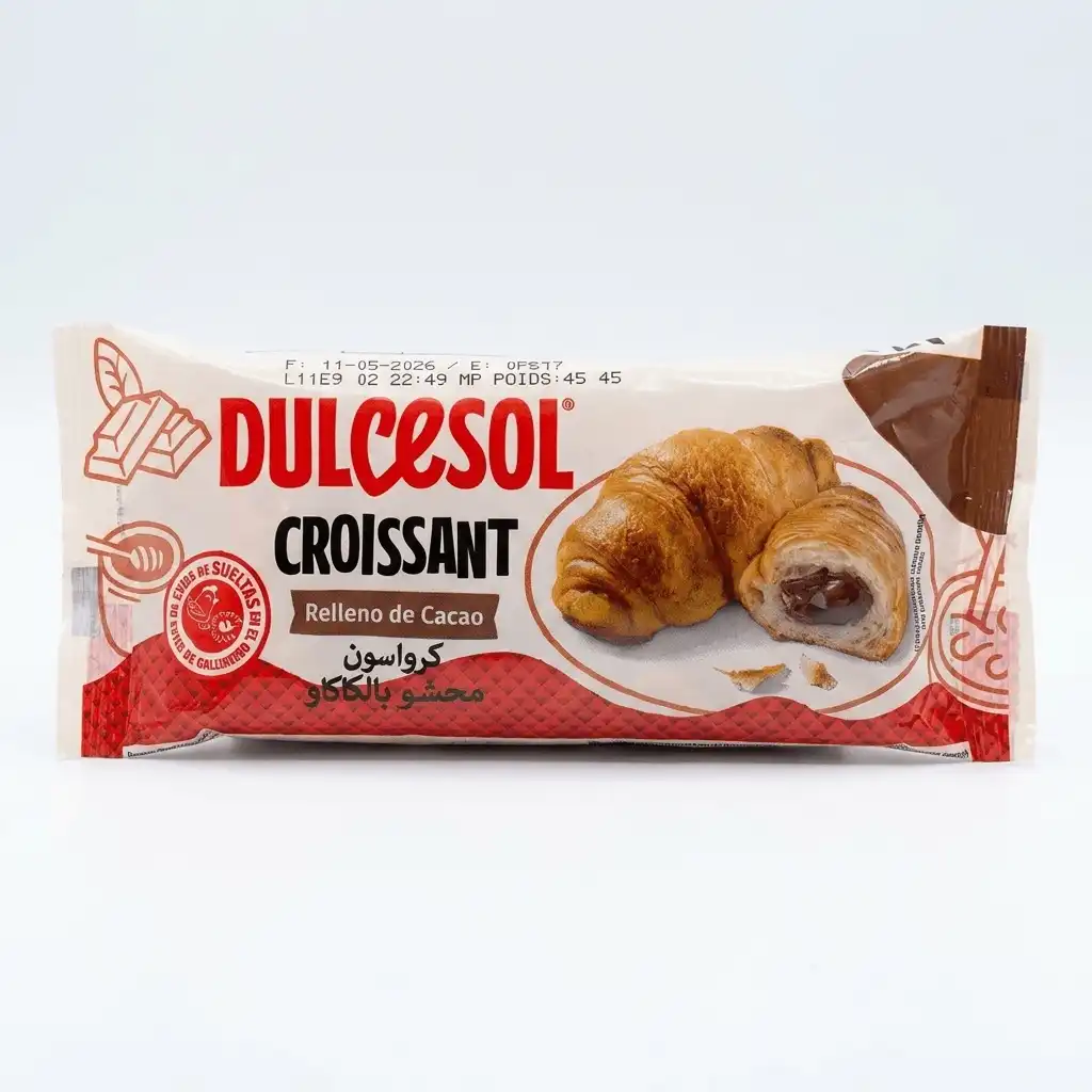 croissant fourré au cacao Dulcesol