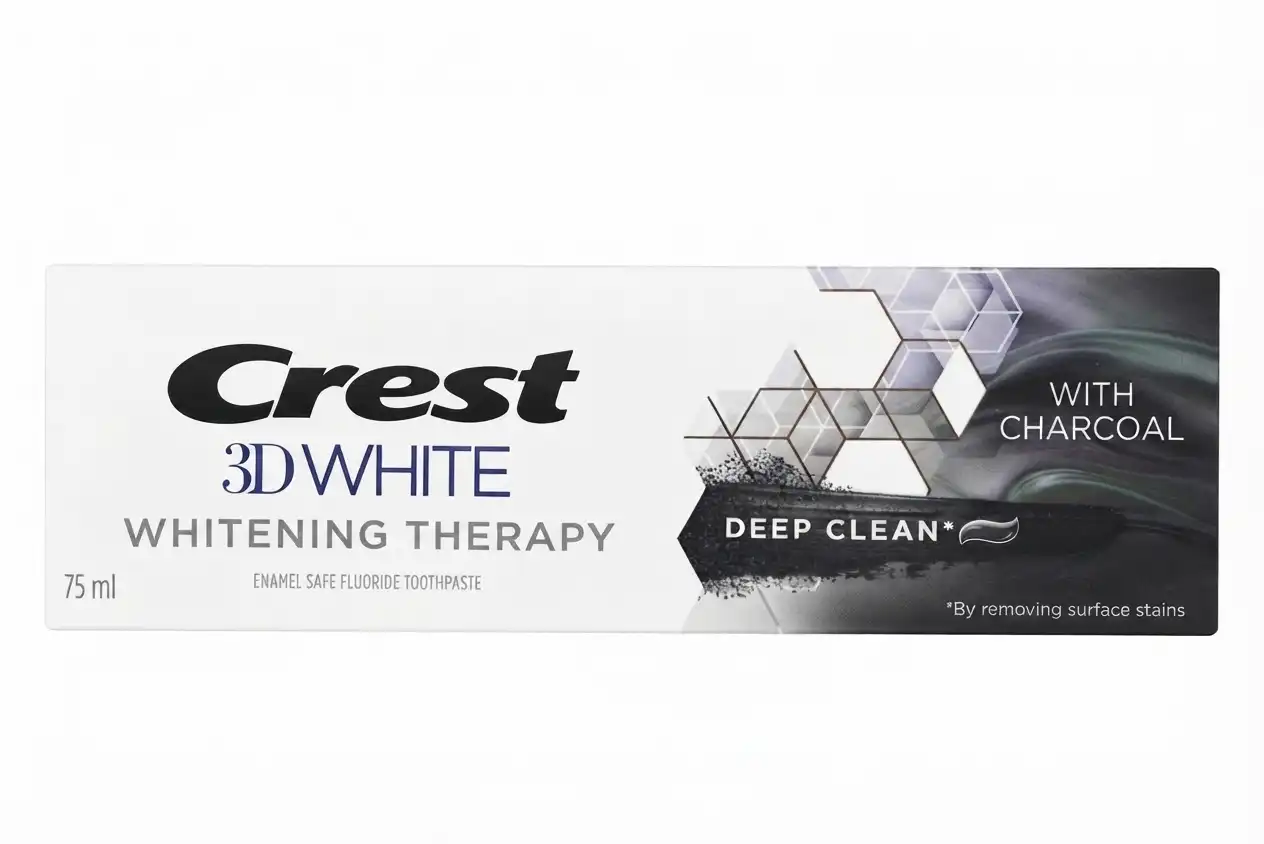 CREST 3D WHITE DEEP CLEAN DENTIFRICE CHARBON 75ML