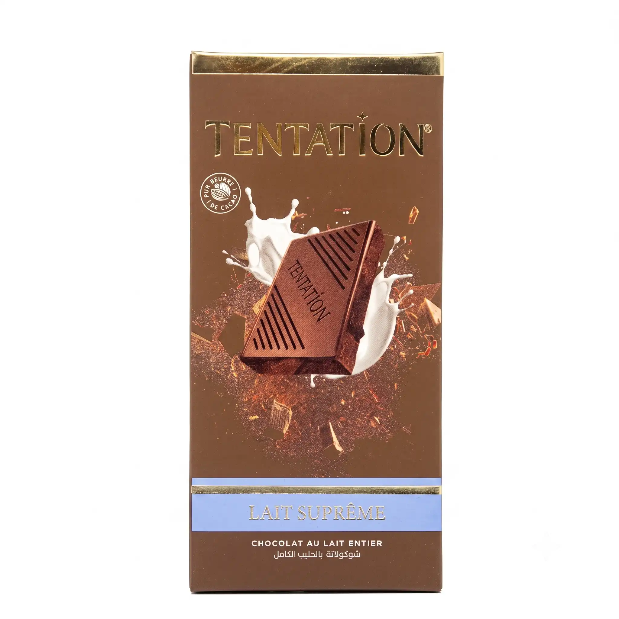 ablette de chocolat au lait entier Suprême