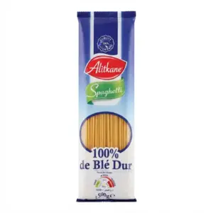 Alitkane Spaghetti 100% de Blé Dur 500G