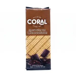 Gaufrettes au chocolat Coral
