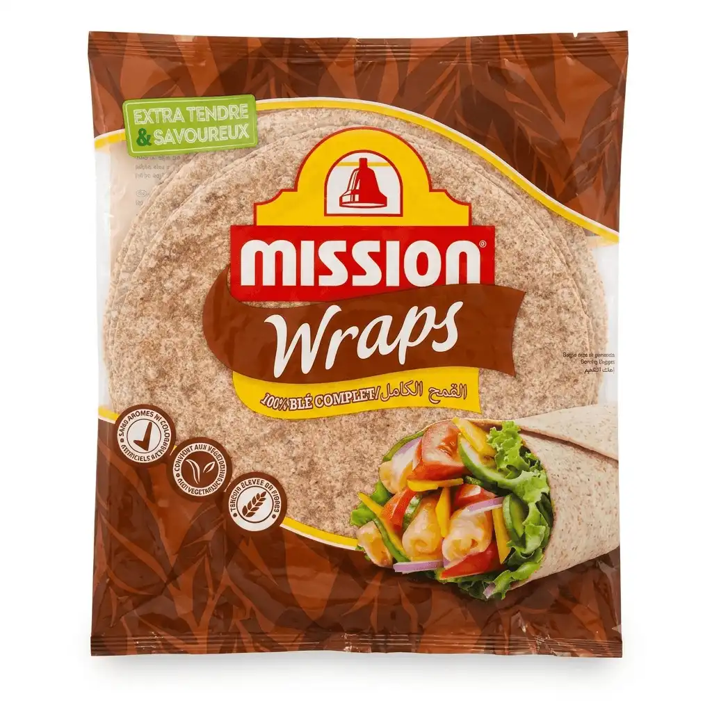 Mission Wraps 100% Blé Complet