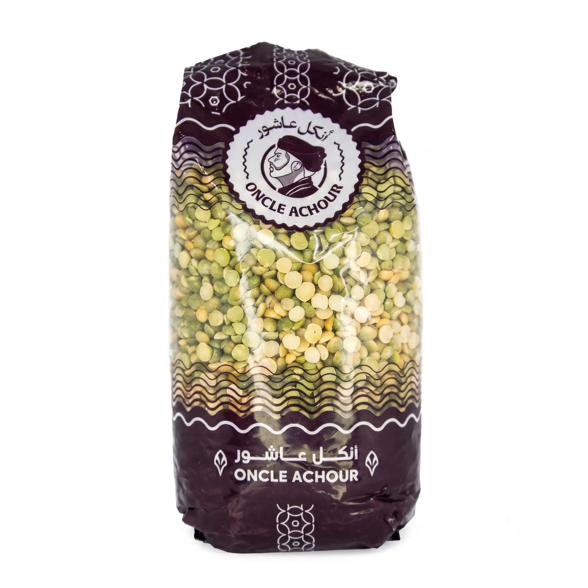 Pois cassés verts Oncle Achour 1KG