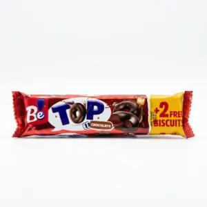 biscuits enrobés et fourrés au chocolat Be Top