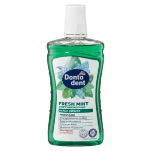 Dontodent Bain de Bouche Antibactérienne Sans Alcool D'herbes Médicinales Fraîcheur Herbes 500ml