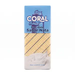 Gaufrettes fourrées à la crème 330g coral