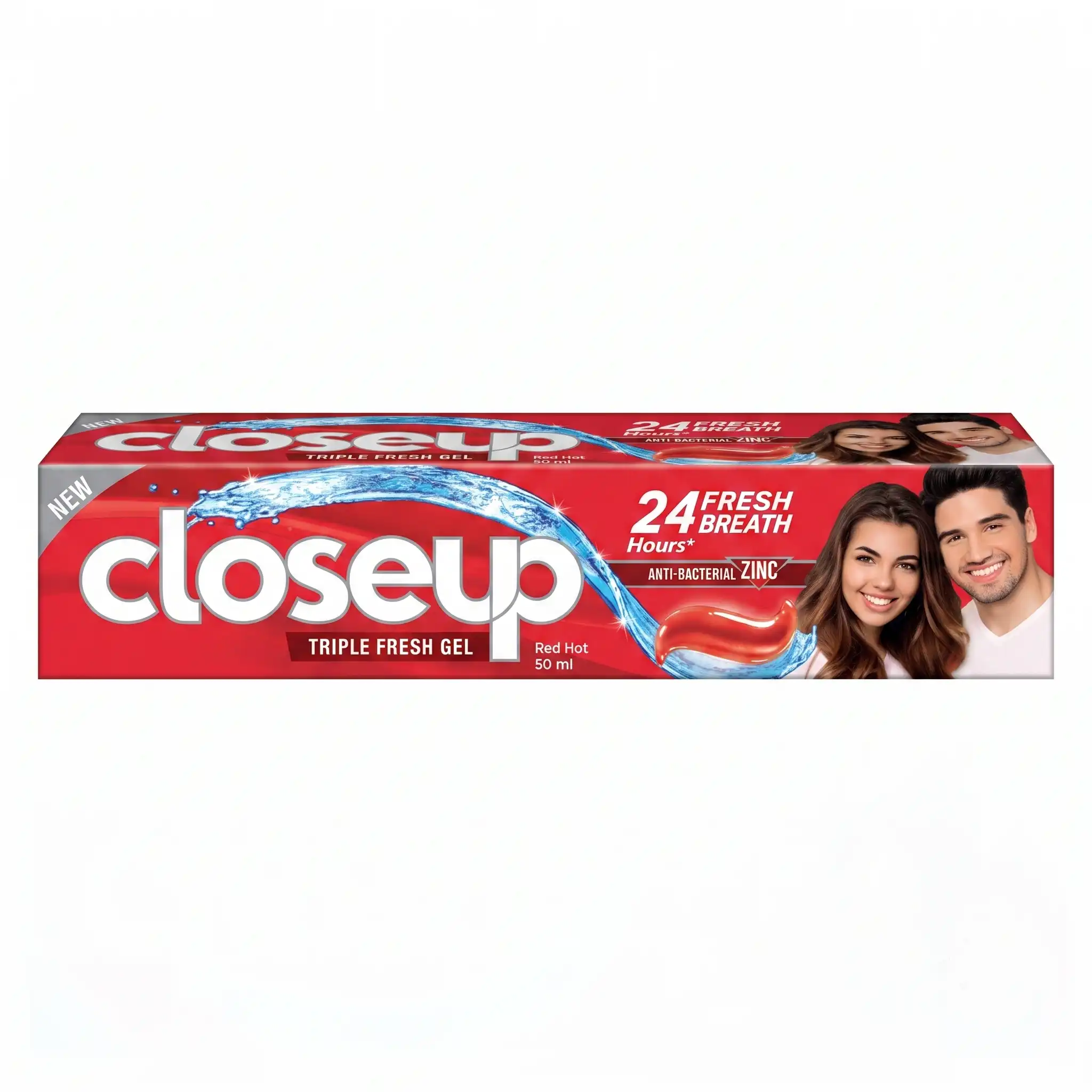 Dentifrice Closeup Formule Gel Triple Fresh Red Hot