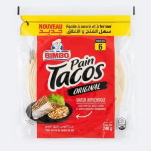 Pain Tacos Original Bimbo X6  240G