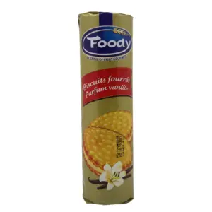 Biscuits fourrés parfum vanille Foody