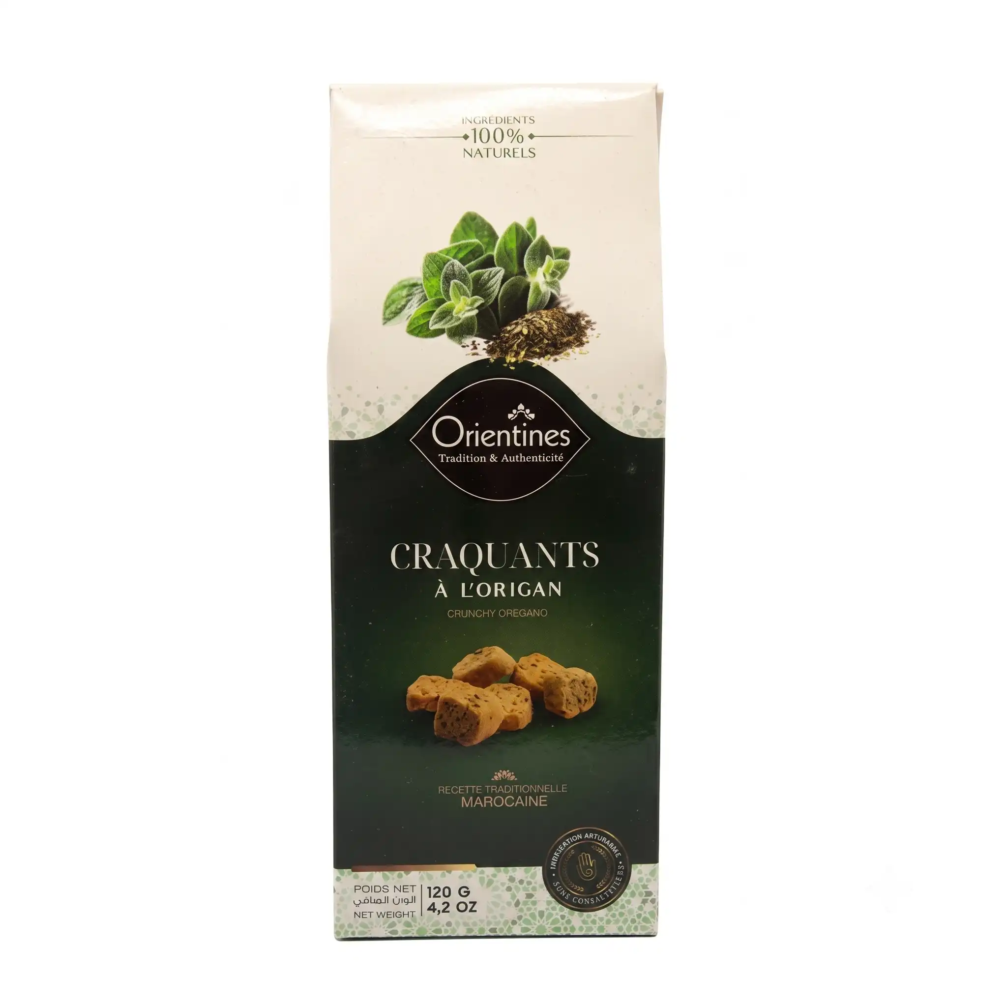 Craquants à l'origan Orientines