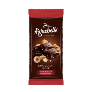 tablette de Chocolat Noir aux Éclats d'Amandes Aiguebelle