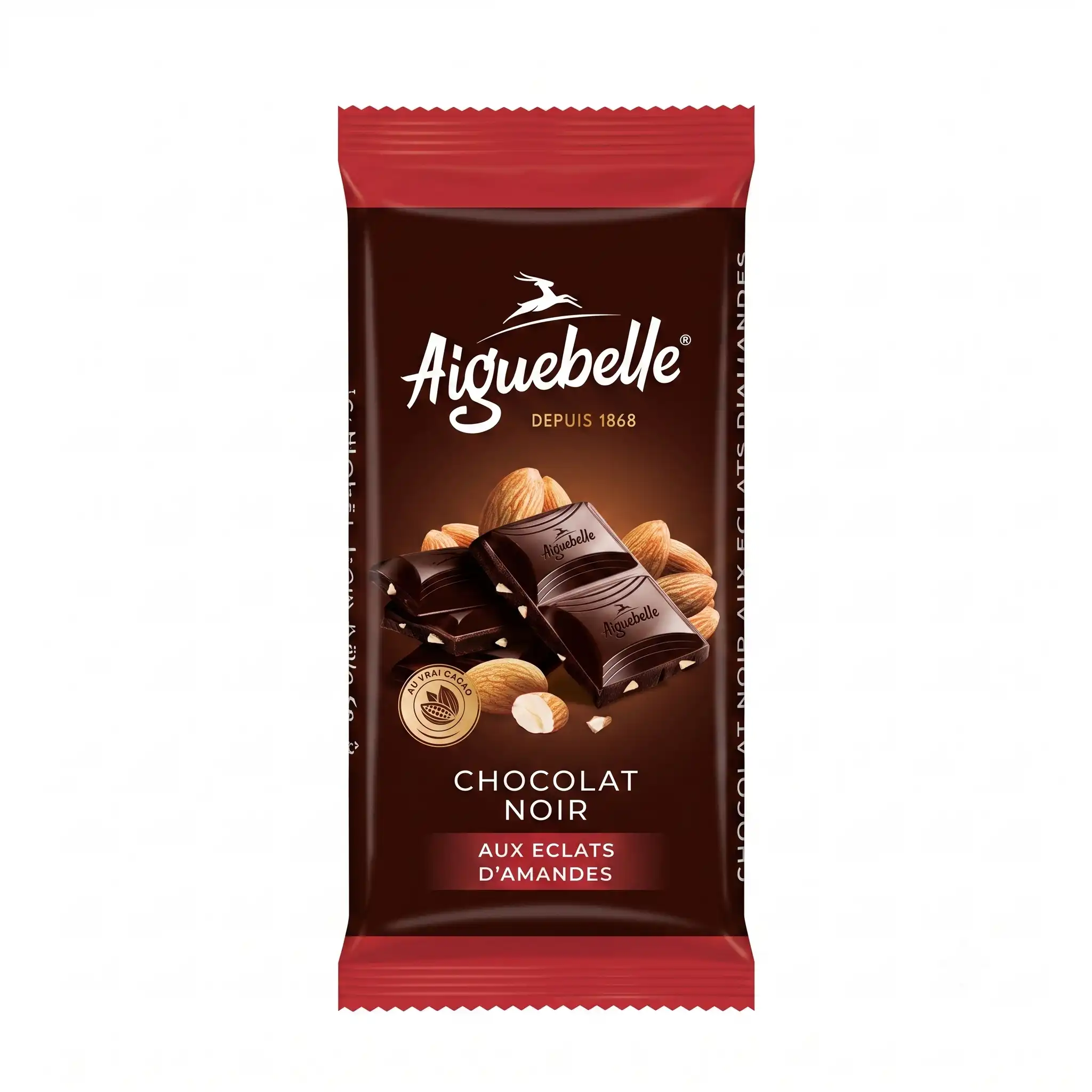 tablette de Chocolat Noir aux Éclats d'Amandes Aiguebelle