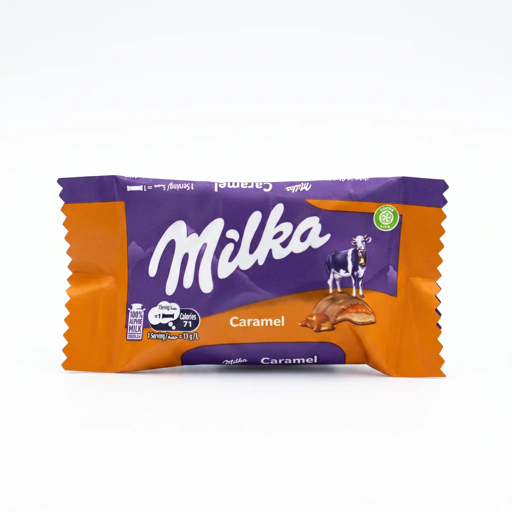 barre de chocolat Milka Caramel